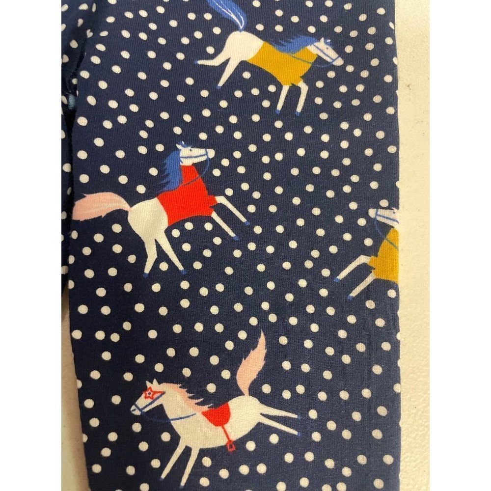 Joules Girl's Horse Print Deedee Leggings NWT 3 4 - Picture 5 of 7